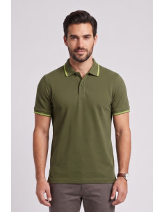 Guy polo in piquet con contrasti Cabrio781-pc M49903 [3d9ff3a8]