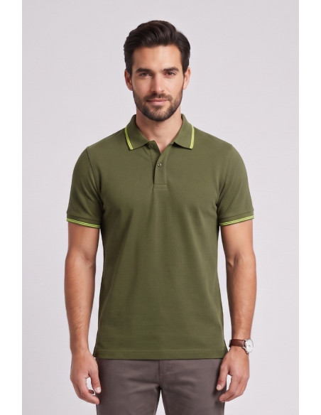 Guy polo in piquet con contrasti Cabrio781-pc M49903 [3d9ff3a8]