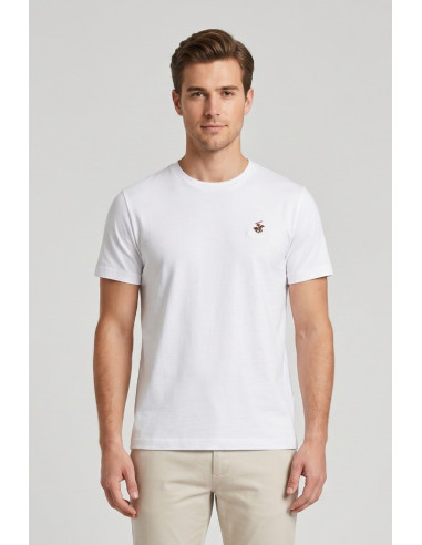 Beverly Hills Polo Club t-shirt in misto cotone e lino TS450030 [cf3155ad]