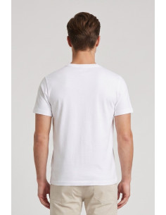 Beverly Hills Polo Club t-shirt in misto cotone e lino TS450030 [cf3155ad] 2