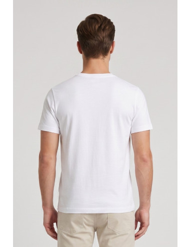 Beverly Hills Polo Club t-shirt in misto cotone e lino TS450030 [161716a0]