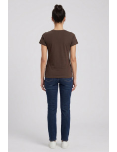 PDK t-shirt in jersey con perle e strass 056924 [4b96675a] 2