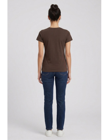 PDK t-shirt in jersey con perle e strass 056924 [92b02457]