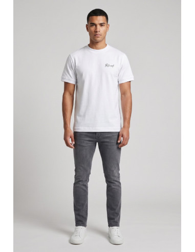 Patriot t-shirt in jersey di cotone con stampa MU106 [667e3f1b]