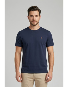 Beverly Hills Polo Club t-shirt in misto cotone e lino TS450030 [52bfa7bc]