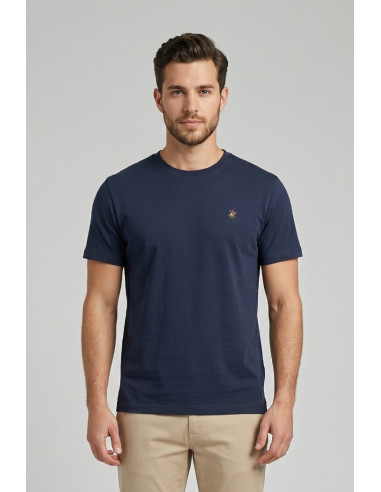 Beverly Hills Polo Club t-shirt in misto cotone e lino TS450030 [52bfa7bc]