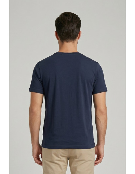 Beverly Hills Polo Club t-shirt in misto cotone e lino TS450030 [8b99e4b1]