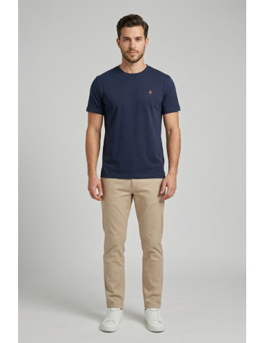 Beverly Hills Polo Club t-shirt in misto cotone e lino TS450030 [3c8425b5]
