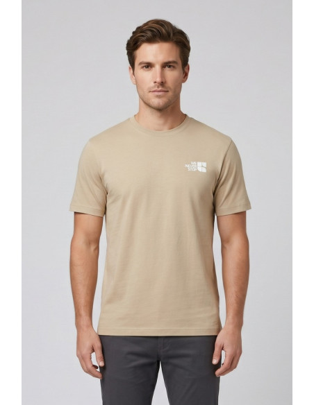 Urban Ring t-shirt in cotone con stampe fronte retro UR1110032 [4d1767a9]