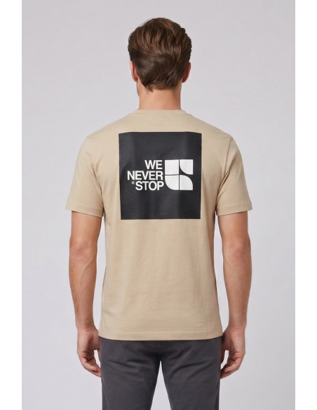 Urban Ring t-shirt in cotone con stampe fronte retro UR1110032 [943124a4]