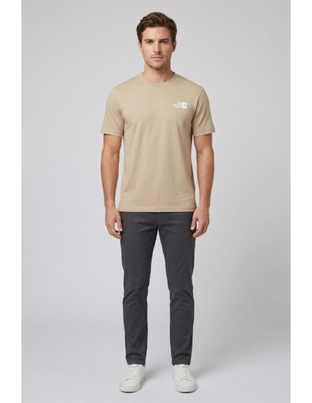 Urban Ring t-shirt in cotone con stampe fronte retro UR1110032 [232ce5a0]