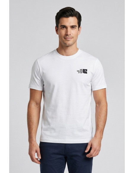 Urban Ring t-shirt in cotone con stampe fronte retro UR1110032 [69c1c0a0]