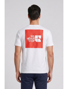 Urban Ring t-shirt in cotone con stampe fronte retro UR1110032 [69c1c0a0] 2