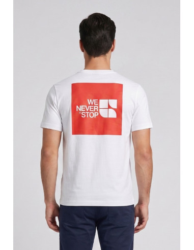 Urban Ring t-shirt in cotone con stampe fronte retro UR1110032 [b0e783ad]