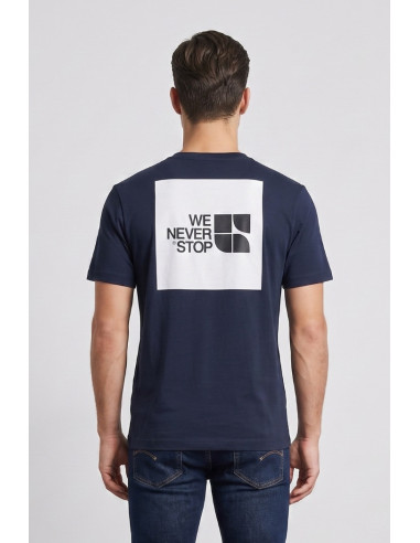 Urban Ring t-shirt in cotone con stampe fronte retro UR1110032 [2bf939ab]