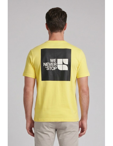 Urban Ring t-shirt in cotone con stampe fronte retro UR1110032 [02311b0d]
