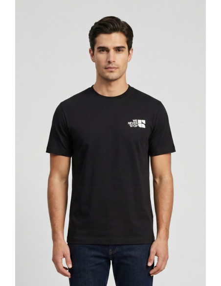 Urban Ring t-shirt in cotone con stampe fronte retro UR1110032 [42c3782c]