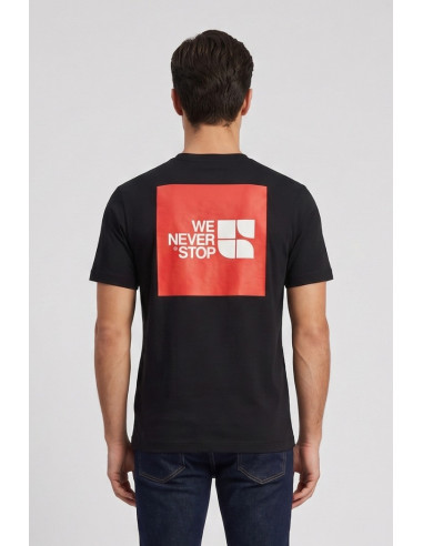 Urban Ring t-shirt in cotone con stampe fronte retro UR1110032 [9be53b21]