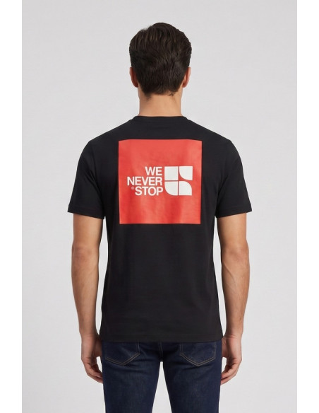 Urban Ring t-shirt in cotone con stampe fronte retro UR1110032 [9be53b21]