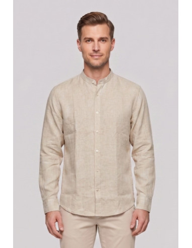 Urban Ring camicia coreana in lino UR1130019 [345de8a7]