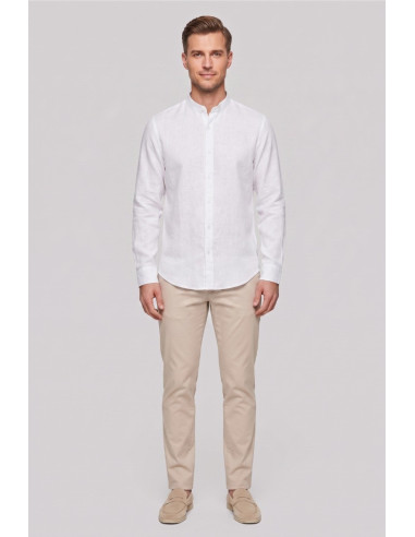 Urban Ring camicia coreana in lino UR1130019 [7eb0cda7]