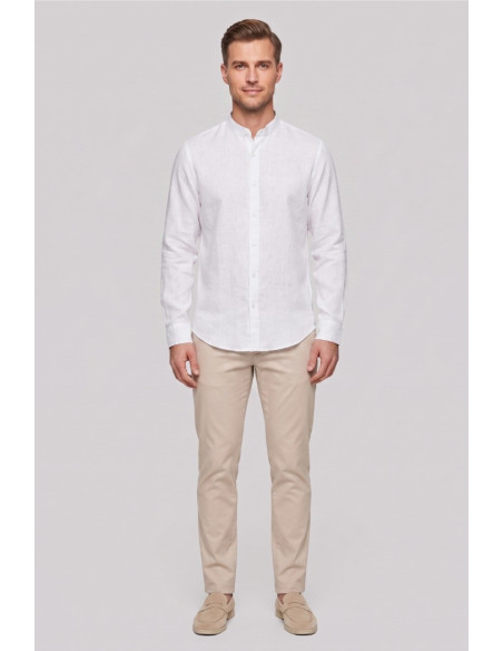 Urban Ring camicia coreana in lino UR1130019 [7eb0cda7]