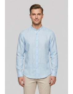 Urban Ring camicia coreana in lino UR1130019 [83c7857b]