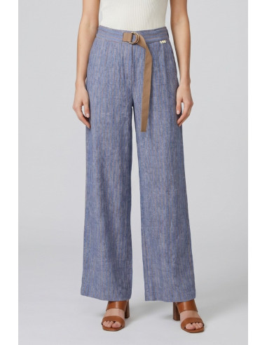 Markup pantalone in misto viscosa e lino MW1650101 [325a17c3]