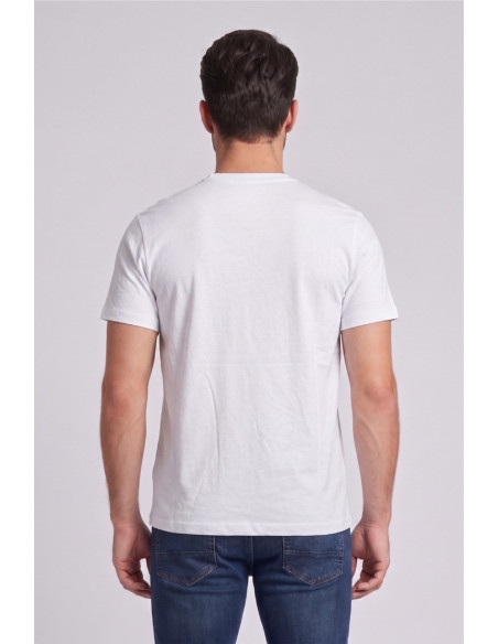 Datch t-shirt in cotone con patch logo DM8751 [0deeb152]