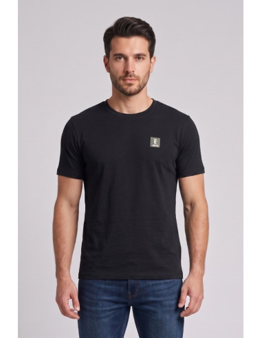 Datch t-shirt in cotone con patch logo DM8751 [ffca4ad3]