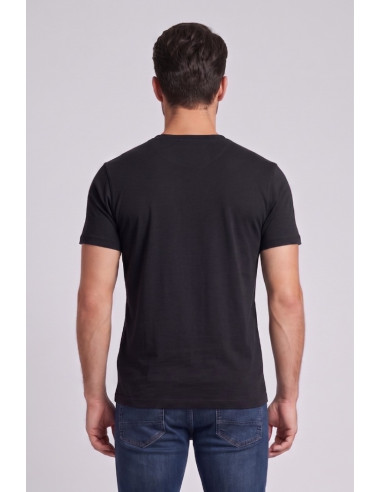 Datch t-shirt in cotone con patch logo DM8751 [26ec09de]