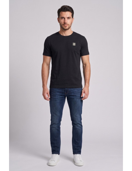 Datch t-shirt in cotone con patch logo DM8751 [91f1c8da]