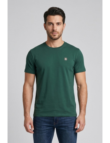 Datch t-shirt in cotone con patch logo DM8751 [567fb4dd]