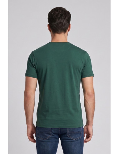 Datch t-shirt in cotone con patch logo DM8751 [8f59f7d0]