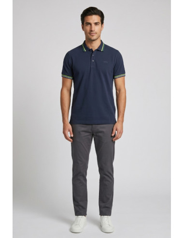 Datch polo in piquet di cotone stretch DM9290 [59e0e24b]
