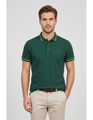 Datch polo in piquet di cotone stretch DM9290 [2e729cc6]