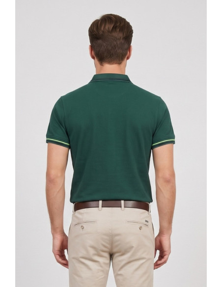 Datch polo in piquet di cotone stretch DM9290 [f754dfcb]