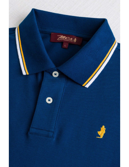 MCS polo in piquet cotone stretch con righe bicolore 14MPS054-02302 [517240cd]