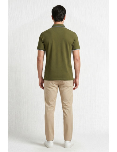 MCS polo in piquet cotone stretch con righe bicolore 14MPS054-02302 [861d5c40]