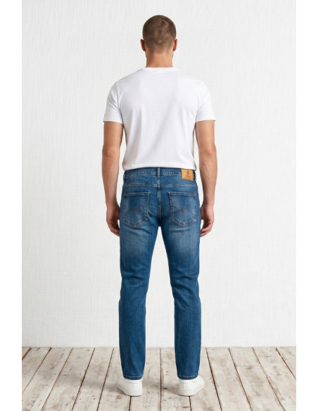 MCS jeans slim fit in denim leggero 14MDM100-02208 [617ce1cd]