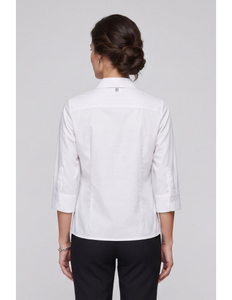 Fresh Flower camicia da donna in popeline di cotone con strass fd625 [296610bf]