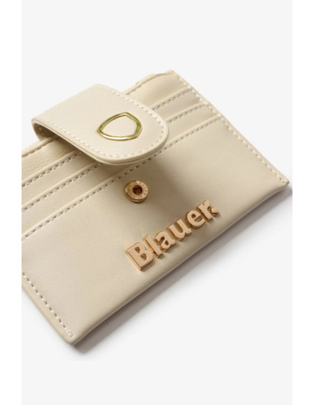 Blauer portacarte in ecopelle S6DIN01 [19ceff6a]