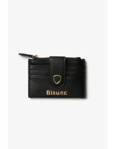 Blauer portacarte in ecopelle S6DIN01 [ebea04eb]