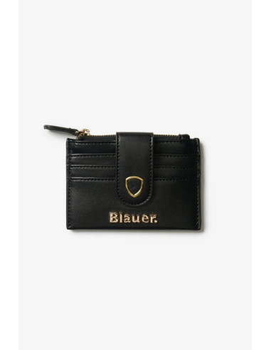Blauer portacarte in ecopelle S6DIN01 [ebea04eb]