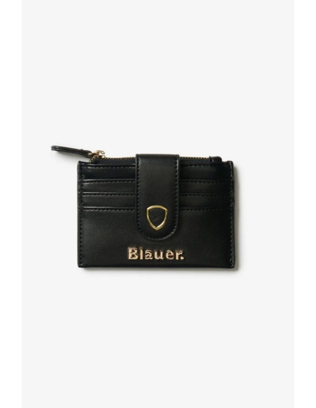 Blauer portacarte in ecopelle S6DIN01 [ebea04eb]