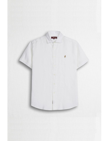 MCS camicia mezza manica in lino 14MSH207-02608 [db4810c7]
