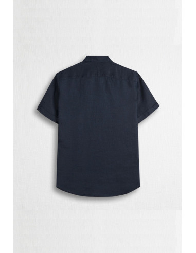 MCS camicia mezza manica in lino 14MSH207-02608 [f74b6bc5]
