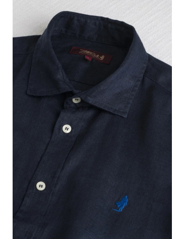 MCS camicia mezza manica in lino 14MSH207-02608 [2e6d28c8]