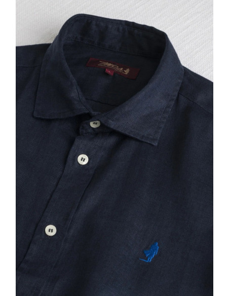 MCS camicia mezza manica in lino 14MSH207-02608 [2e6d28c8]