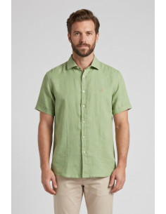 MCS camicia mezza manica in lino 14MSH207-02608 [32949352]